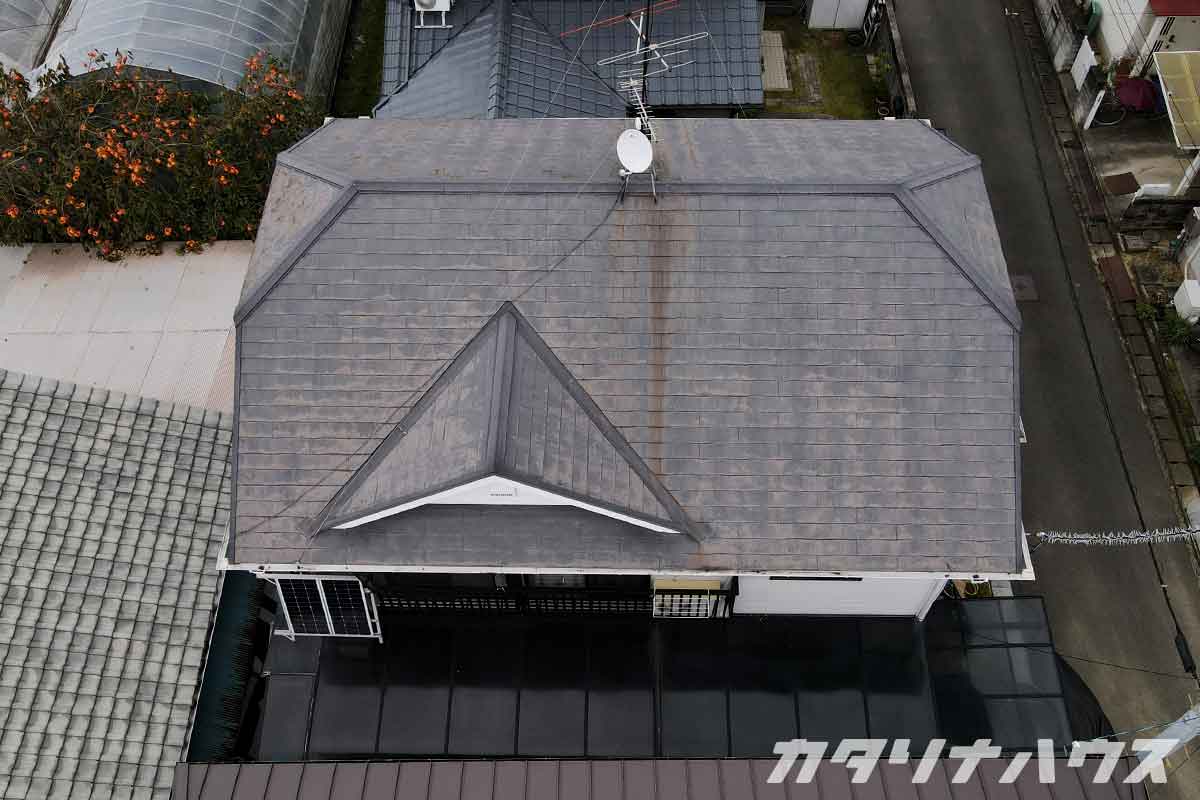 松山市でドローンを使った屋根調査を行う、設計事務所