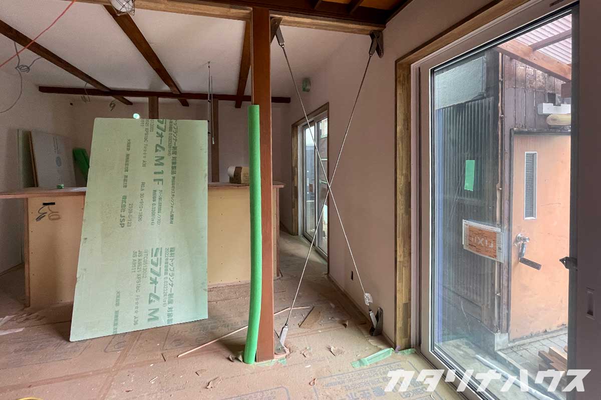 松山市で古民家改修の耐震補強
