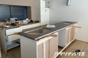 IKEAキッチン　松山市リノベーション