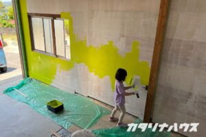 松山市リノベーション　塗装　ペイント　DIY　倉庫　大人の秘密基地