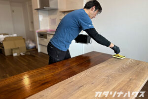 松山市リノベーション　リフォーム　家具　塗装　リペア　補修