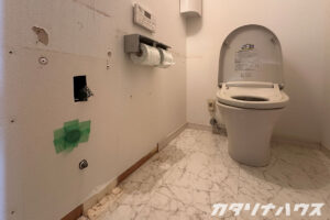 松山市　リノベーション　リフォーム　マンション　中古マンション　改装工事　水回り改装　トイレ