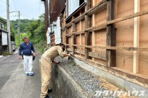 外壁　天然杉　杉板　自然素材の家　県産材　ナチュラル