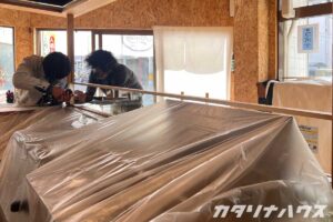 松山市　リフォーム　リノベーション　店舗　焼き鳥屋　オードリー