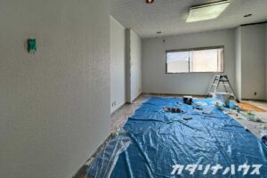 松山市リノベーション　松山市リフォーム　リノベーション　リフォーム　DIY　塗装　子供と一緒に　思い出つくり　中古リノベ