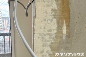 ふやけてブヨブヨになったクロス