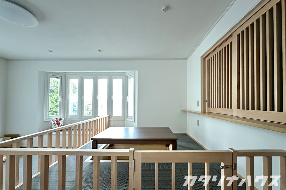 松山市近郊 リフォーム 造作こたつ 格子ゲート