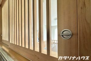 伊予郡　一戸建て　リフォーム　猫進入防止　格子戸