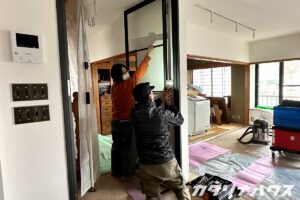 LDK　リノベーション　オーダーインテリア　スタイリッシュ