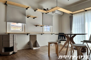 松山市　リノベーション　猫との暮らし　掃除しやすい　