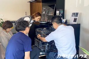高性能食洗機を見学