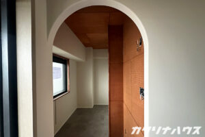 マンションのリノベーションで作った玄関土間